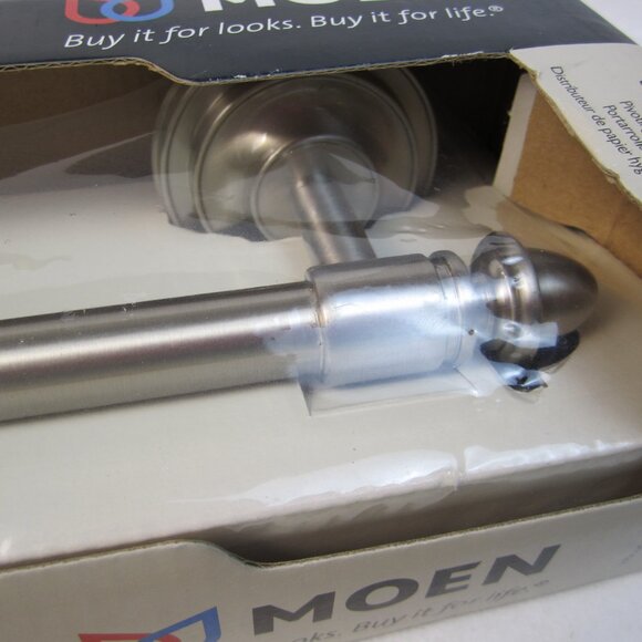 Moen Stockton Pivoting Toilet Paper Holder BRUSHED NICKEL DN4108BN - New(Other) - Picture 6 of 12